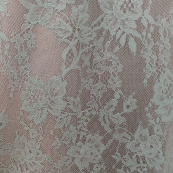 Victorias Secret Slip Dress Womens Size LARGElace Aqua Fairycore Dainty Feminine - Picture 5 of 10